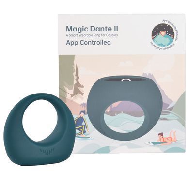 Ерекційне віброкільце Magic Motion Dante II, керування за допомогою смартфона SO5743 фото Купити Ерекційне віброкільце Magic Motion Dante II, керування за допомогою смартфона  Magic Motion (Китай) 1 542 грн