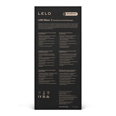 Массажер простаты LELO Loki Wave 2 Base Blue, 2 мотора, манящее движение + вибрация SX2321 фото Купить   Lelo (Швеція) 11 364 грн