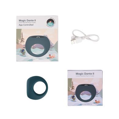 Ерекційне віброкільце Magic Motion Dante II, керування за допомогою смартфона SO5743 фото Купити Ерекційне віброкільце Magic Motion Dante II, керування за допомогою смартфона  Magic Motion (Китай) 1 542 грн