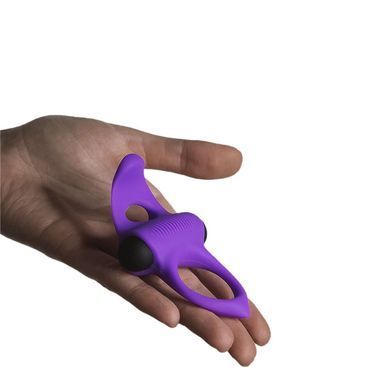 Ерекційне віброкільце Adrien Lastic Lingus MAX Violet з язичком для стимуляції клітора AD30723 фото Купити Ерекційне віброкільце Adrien Lastic Lingus MAX Violet з язичком для стимуляції клітора  Adrien Lastic 526 грн