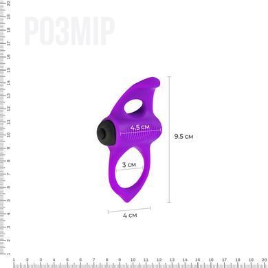 Ерекційне віброкільце Adrien Lastic Lingus MAX Violet з язичком для стимуляції клітора AD30723 фото Купити Ерекційне віброкільце Adrien Lastic Lingus MAX Violet з язичком для стимуляції клітора  Adrien Lastic 526 грн