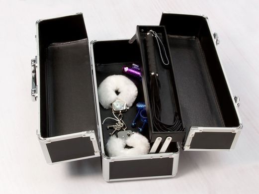 Великий кейс для зберігання секс-іграшок BMS Factory Large Lokable Vibrator Case Black,кодовий замок SO8899 фото Купити Великий кейс для зберігання секс-іграшок BMS Factory Large Lokable Vibrator Case Black,кодовий замок  BMS (Канада) 3 390 грн