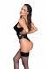 Боди с мокрым эффектом Noir Handmade F244 Powerwetlook body with high cut bottom hem, L SX0163 фото 2