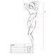 Бодистокинг Passion BS059 white, комбинезон, имитация чулок PBS059W фото 4