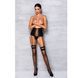 Пояс-корсет из экокожи Passion CELINE SET XXL/XXXL, white, шнуровка, съемные пажи для чулок, стринги SO6409 фото 3