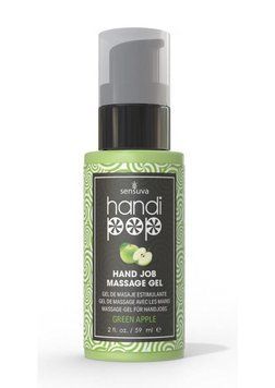 Вкусный гель для изысканных мануальных и оральных ласк Sensuva - Handipop Green Apple (59 мл) SO9824 фото Купить   Sensuva (США) 461 грн