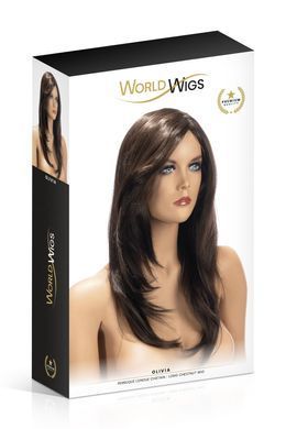 Перука World Wigs OLIVIA LONG CHESTNUT SO4683 фото Купити Перука World Wigs OLIVIA LONG CHESTNUT  World Wigs  1 844 грн