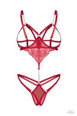 Боді Obsessive Matildea crotchless teddy S/M SX3606 фото Купити Боді Obsessive Matildea crotchless teddy S/M  Obsessive (Польща) 1 749 грн