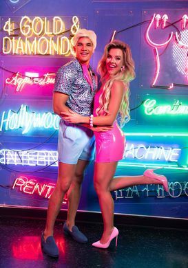 Виниловое мини-платье Leg Avenue Pink vinyl mini dress S, розовое SO9188 фото Купить   Leg Avenue (США) 1 995 грн