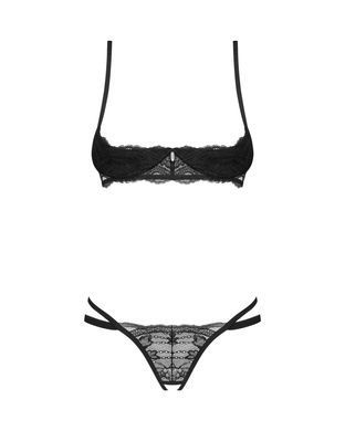 Комплект Obsessive Nutris 2-pcs crotchless set XS/S SX1169 фото Купити Комплект Obsessive Nutris 2-pcs crotchless set XS/S  Obsessive (Польща) 1 727 грн