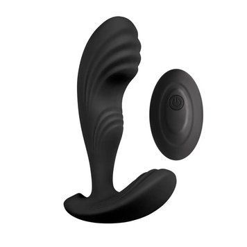Вібромасажер простати S Pleasures Premium Cozy, чорний, з рельєфною головкою, 10 режимів SX1613 фото Купити Вібромасажер простати S Pleasures Premium Cozy, чорний, з рельєфною головкою, 10 режимів  S Pleasures (Іспанія) 2 559 грн