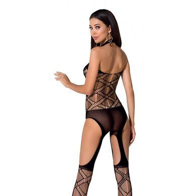 Бодістокінг Passion BS060 black, комбінезон, імітація трусиків і гольфів PBS060B фото Купити Бодістокінг Passion BS060 black, комбінезон, імітація трусиків і гольфів  Passion (Польща) 803 грн