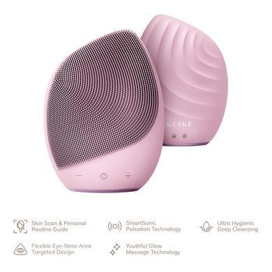Електронна ультразвукова щітка для обличчя GESKE Sonic Facial Brush 5в1 pink HB0071 фото Купити Електронна ультразвукова щітка для обличчя GESKE Sonic Facial Brush 5в1 pink  GESKE 1 279 грн