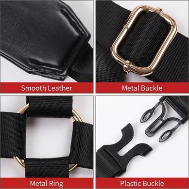 БДСМ-набор LOCKINK YEAHWOW Black Doggy Style Saddle set SX2845 фото Купить   LOCKINK (Китай) 831 грн