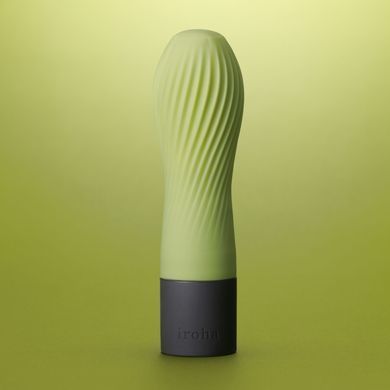 Вибратор IROHA ZEN Matcha с нежной ребристой поверхностью SO4913 фото Купить   Iroha  2 320 грн