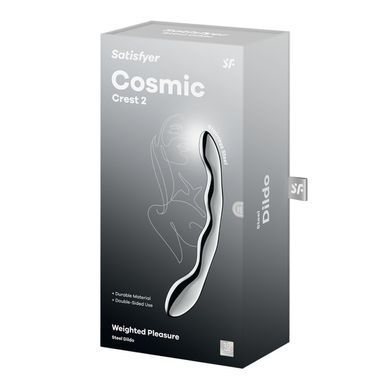 Металевий дилдо Satisfyer Cosmic Crest 2 SX3252 фото Купити Металевий дилдо Satisfyer Cosmic Crest 2  Satisfyer (Німеччина) 2 346 грн
