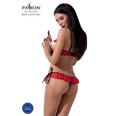 Комплект білизни Passion Exclusive CHERRY SET OpenBra L/XL, red, відкритий ліф, трусики-спідничка PS25507 фото Купити Комплект білизни Passion Exclusive CHERRY SET OpenBra L/XL, red, відкритий ліф, трусики-спідничка  Passion (Польща) 1 875 грн