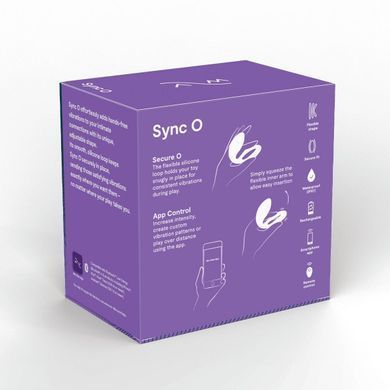 Смарт-вібратор для пар We-Vibe Sync O Light Purple, пульт ДК SX0524 фото Купити Смарт-вібратор для пар We-Vibe Sync O Light Purple, пульт ДК  We-Vibe (Канада) 7 391 грн