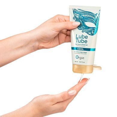 Лубрикант на водній основі Orgie Lube Tube Cool, 150 мл, з охолоджувальним ефектом, без запаху SX1521 фото Купити Лубрикант на водній основі Orgie Lube Tube Cool, 150 мл, з охолоджувальним ефектом, без запаху  Orgie (Бразилія-Португалія) 443 грн