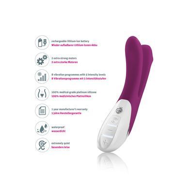 Вібратор Mystim Bon Aparte oh so aubergine SX3188 фото Купити Вібратор Mystim Bon Aparte oh so aubergine  Mystim (Німеччина) 4 249 грн