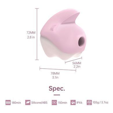 Вакуумний кліторальний смарт-стимулятор Magic Motion Unicorn Pink з вібрацією SO9601 фото Купити Вакуумний кліторальний смарт-стимулятор Magic Motion Unicorn Pink з вібрацією  Magic Motion (Китай) 2 632 грн