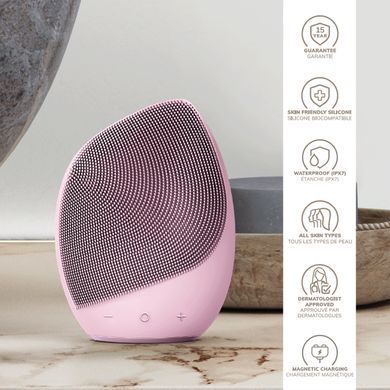 Електронна ультразвукова щітка для обличчя GESKE Sonic Facial Brush 5в1 pink HB0071 фото Купити Електронна ультразвукова щітка для обличчя GESKE Sonic Facial Brush 5в1 pink  GESKE 1 279 грн