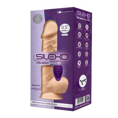 Фалоімітатор з вібрацією SilexD Norman Vibro Flesh (Model 1 size 8,5") + LRS, діаметр 5 см SO8208 фото Купити Фалоімітатор з вібрацією SilexD Norman Vibro Pink (MODEL 1 size 8,5in), двошаровий, діаметр 5 см  SILEXD (Іспанія) 4 028 грн