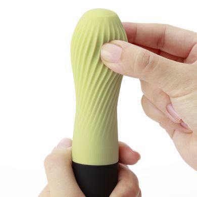 Вибратор IROHA ZEN Matcha с нежной ребристой поверхностью SO4913 фото Купить   Iroha  2 320 грн