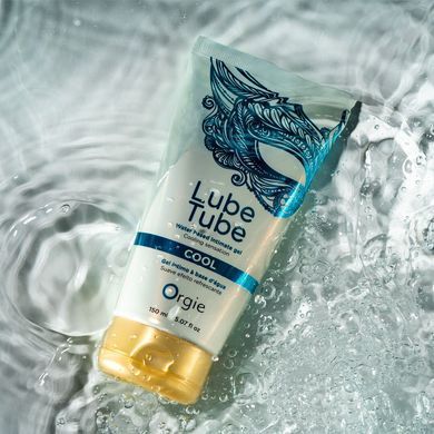 Лубрикант на водній основі Orgie Lube Tube Cool, 150 мл, з охолоджувальним ефектом, без запаху SX1521 фото Купити Лубрикант на водній основі Orgie Lube Tube Cool, 150 мл, з охолоджувальним ефектом, без запаху  Orgie (Бразилія-Португалія) 443 грн