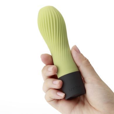 Вибратор IROHA ZEN Matcha с нежной ребристой поверхностью SO4913 фото Купить   Iroha  2 320 грн