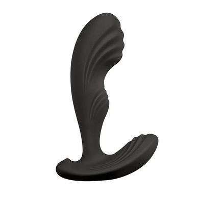 Вибромассажер простаты S Pleasures Premium Cozy, черный, с рельефной головкой, 10 режимов SX1613 фото Купить   S Pleasures (Іспанія) 2 559 грн
