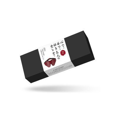 Шкіряна маска на очі Liebe Seele Wine Red Blindfold SO9449 фото Купити Шкіряна маска на очі Liebe Seele Wine Red Blindfold  Liebe Seele (Японія) 1 431 грн