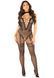 Бодістокінг Leg Avenue Crotchless Bodystocking with Heart One Size, Black SX1759 фото 5