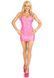 Виниловое мини-платье Leg Avenue Pink vinyl mini dress S, розовое SO9188 фото 6