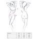 Комплект белья Passion OFELIA SET OpenBra S/M, white, стринги, открытый лиф, широкий пояс EL13202 фото 3