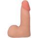 Фалоімітатор Doc Johnson The Realistic Cock ULTRASKYN - 5 Inch with Balls Vanilla &mdash; фото 2