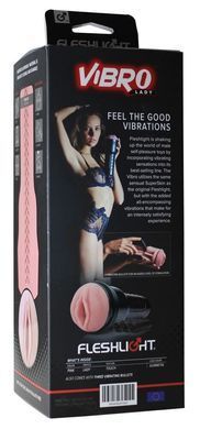 Мастурбатор с вибрацией Fleshlight Vibro Pink Lady Touch, три вибропули, стимулирующий рельеф F17347 фото Купить   Fleshlight (США) 4 508 грн