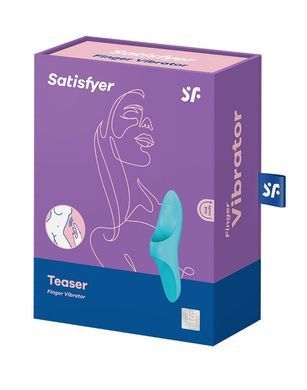 Вибратор на палец Satisfyer Teaser Light Blue SO5421 фото Купить   Satisfyer (Німеччина) 1 265 грн
