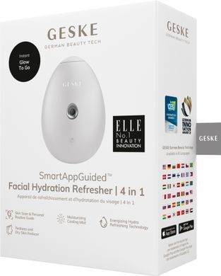 Електронний освіжувач для зволоження обличчя GESKE Facial Hydration Refresher 4в1 white HB0172 фото Купити Електронний освіжувач для зволоження обличчя GESKE Facial Hydration Refresher 4в1 white  GESKE 1 279 грн