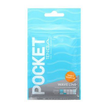 Мастурбатор TENGA Pocket Wave Line SO5594 фото Купить   Tenga (Японія) 193 грн
