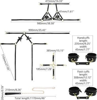 БДСМ-набор LOCKINK YEAHWOW Forced Nadu pose correction set SX2846 фото Купить   LOCKINK (Китай) 2 207 грн