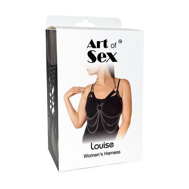 Женская портупея Art of Sex - Louise черная XS-2XL, экокожа SX2354 фото Купить   Art of Sex  1 080 грн