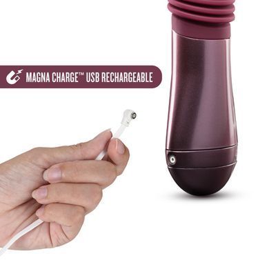 Пульсатор для точки G Blush Temptasia &ndash; Trixie Thrusting Dildo &ndash; Wine Red, 3 швидкості SO8835 фото Купити Пульсатор для точки G Blush Temptasia &ndash; Trixie Thrusting Dildo &ndash; Wine Red, 3 швидкості  Blush  4 342 грн