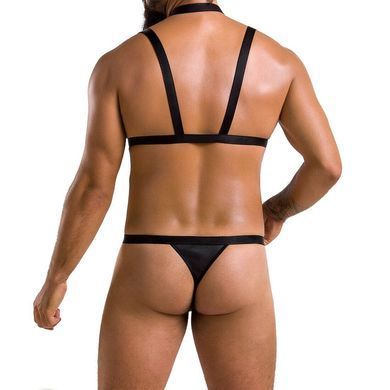 Комплект чоловічої білизни зі стреп Passion 039 SET ANDREW L/XL Black, стринги, шлейки SO7588 фото Купити Комплект чоловічої білизни зі стреп Passion 039 SET ANDREW L/XL Black, стринги, шлейки  Passion (Польща) 2 466 грн