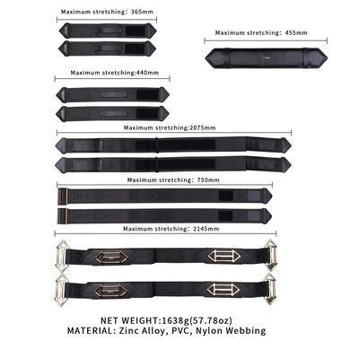 Фіксатори рук і ніг для ліжка LOCKINK BDSM Adjustable Bed Restraint Kit SX0856 фото Купити Фіксатори рук і ніг для ліжка LOCKINK BDSM Adjustable Bed Restraint Kit  LOCKINK (Китай) 7 197 грн