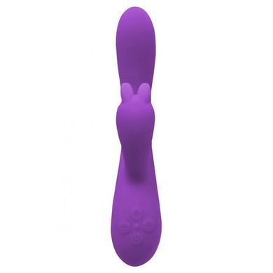 Вибратор-кролик Wooomy Gili-Gili Vibrator with Heat Purple, отросток с ушками, подогрев до 40&deg;С SO7412 фото Купить   Wooomy (Іспанія) 2 281 грн