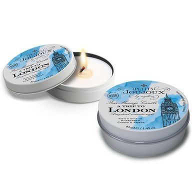 Массажная свечa Petits Joujoux - London - Rhubarb, Cassis and Ambra (43 мл) с афродизиаками SO3170 фото Купить   Petits Joujoux (Німеччина) 332 грн