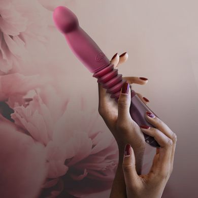 Пульсатор для точки G Blush Temptasia &ndash; Trixie Thrusting Dildo &ndash; Wine Red, 3 швидкості SO8835 фото Купити Пульсатор для точки G Blush Temptasia &ndash; Trixie Thrusting Dildo &ndash; Wine Red, 3 швидкості  Blush  4 342 грн