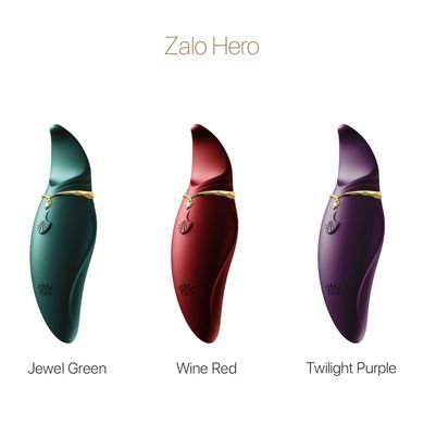 Вібратор 2в1 з язичком Zalo &mdash; Hero Wine Red, кристал Swarovski SO6659 фото Купити Вібратор 2в1 з язичком Zalo &mdash; Hero Wine Red, кристал Swarovski  Zalo (США) 3 593 грн