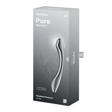 Металевий дилдо Satisfyer Pure Gravity 1 SX3253 фото Купити Металевий дилдо Satisfyer Pure Gravity 1  Satisfyer (Німеччина) 2 549 грн